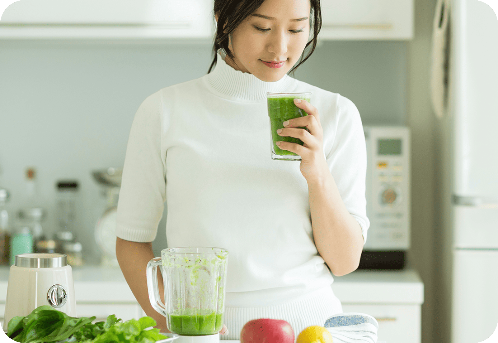忙しくても、家族の栄養バランスを整えたい私の味方です。普段の食事にさっと加えるだけで、美容にうれしい成分と、家族の健康に役立つ栄養を手軽にプラスできるのが助かっています。主人も子どもも「美味しい」と言って食べてくれています。日本製なので安心して家族で使えます。